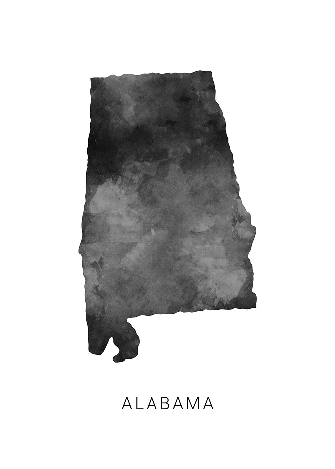 Alabama map