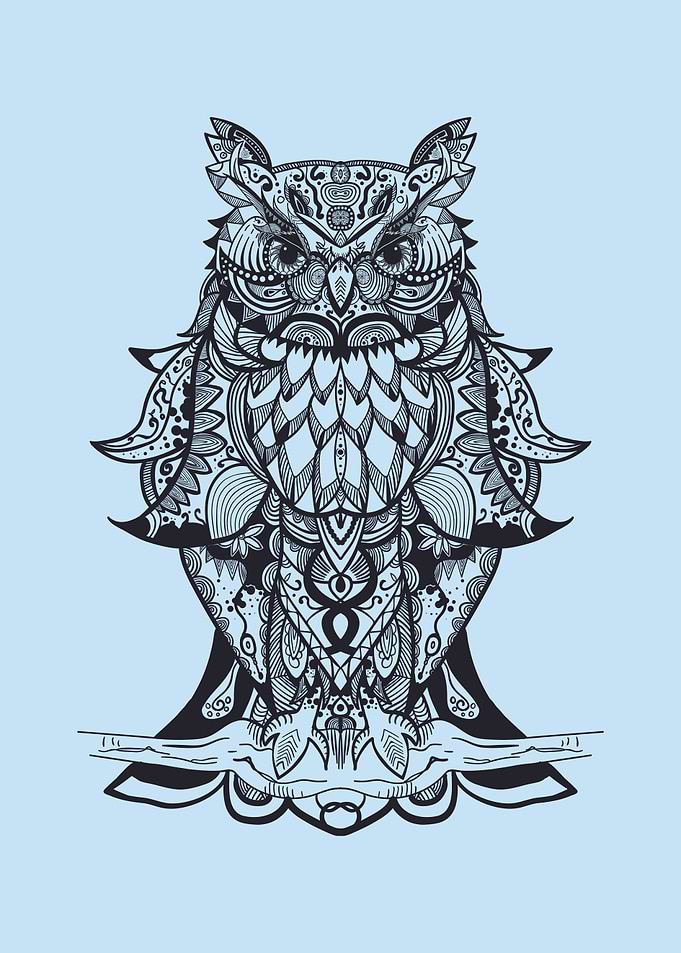 Owl Mandala