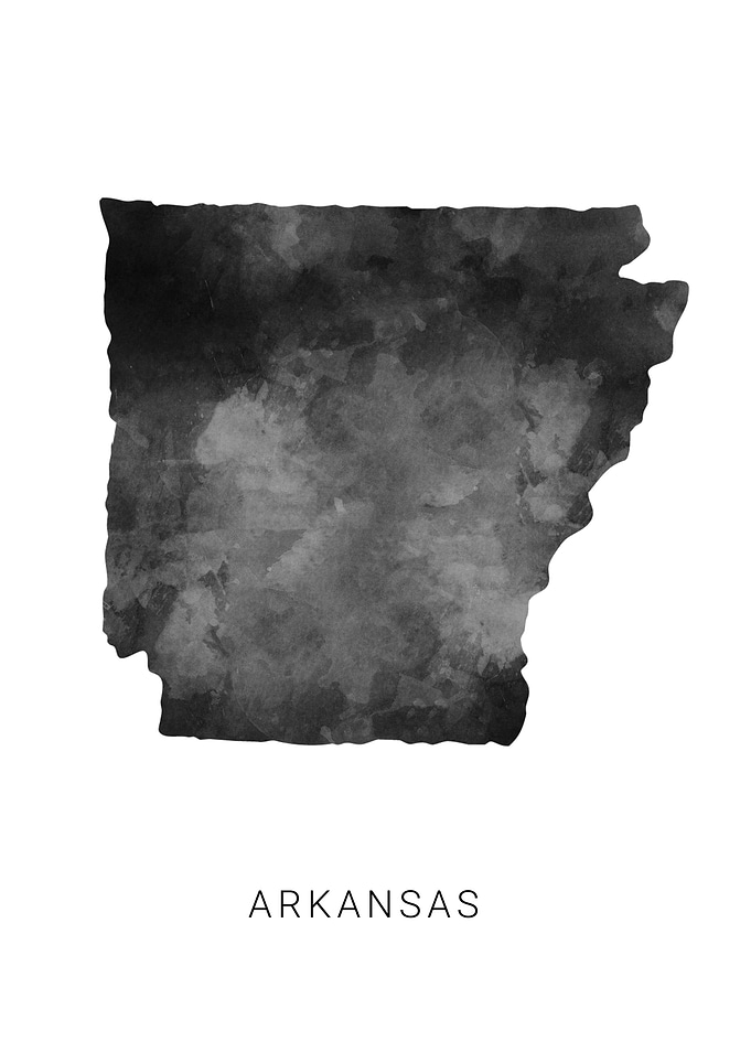 Arkansas map