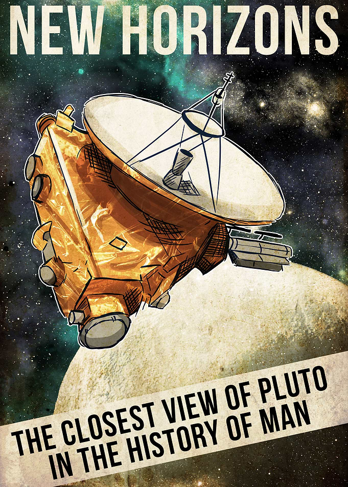 New Horizons Satellite Art