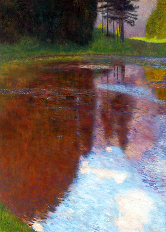 Gustav Klimt Tranquil Pond