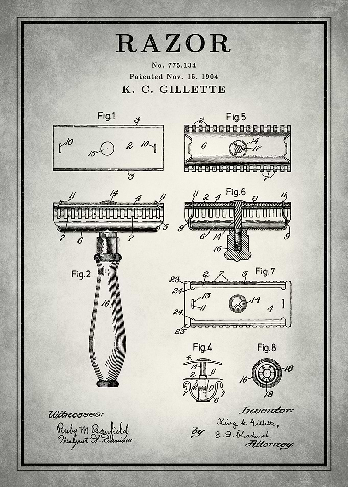Razor Bathroom Patent