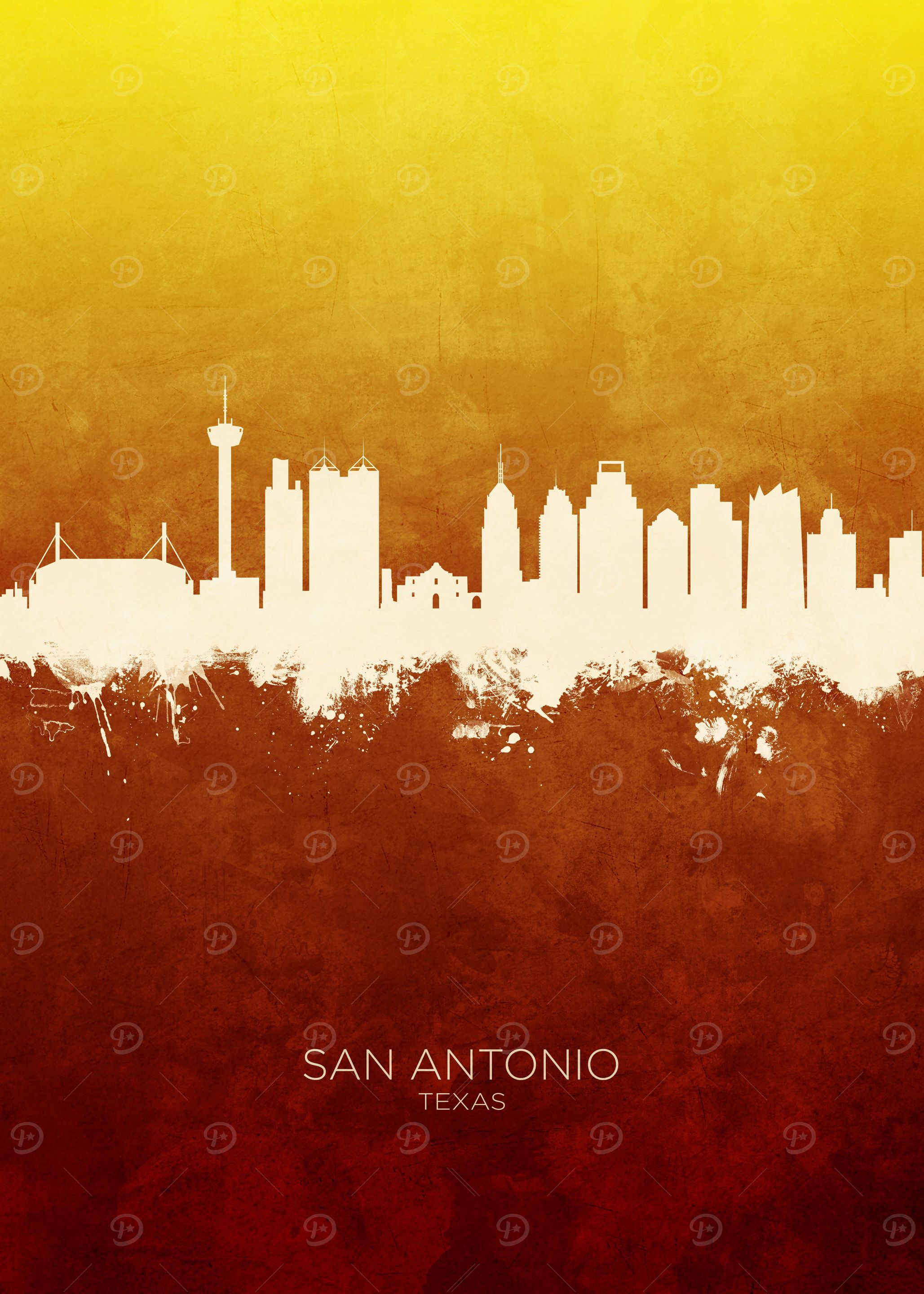 San Antonio Texas Skyline