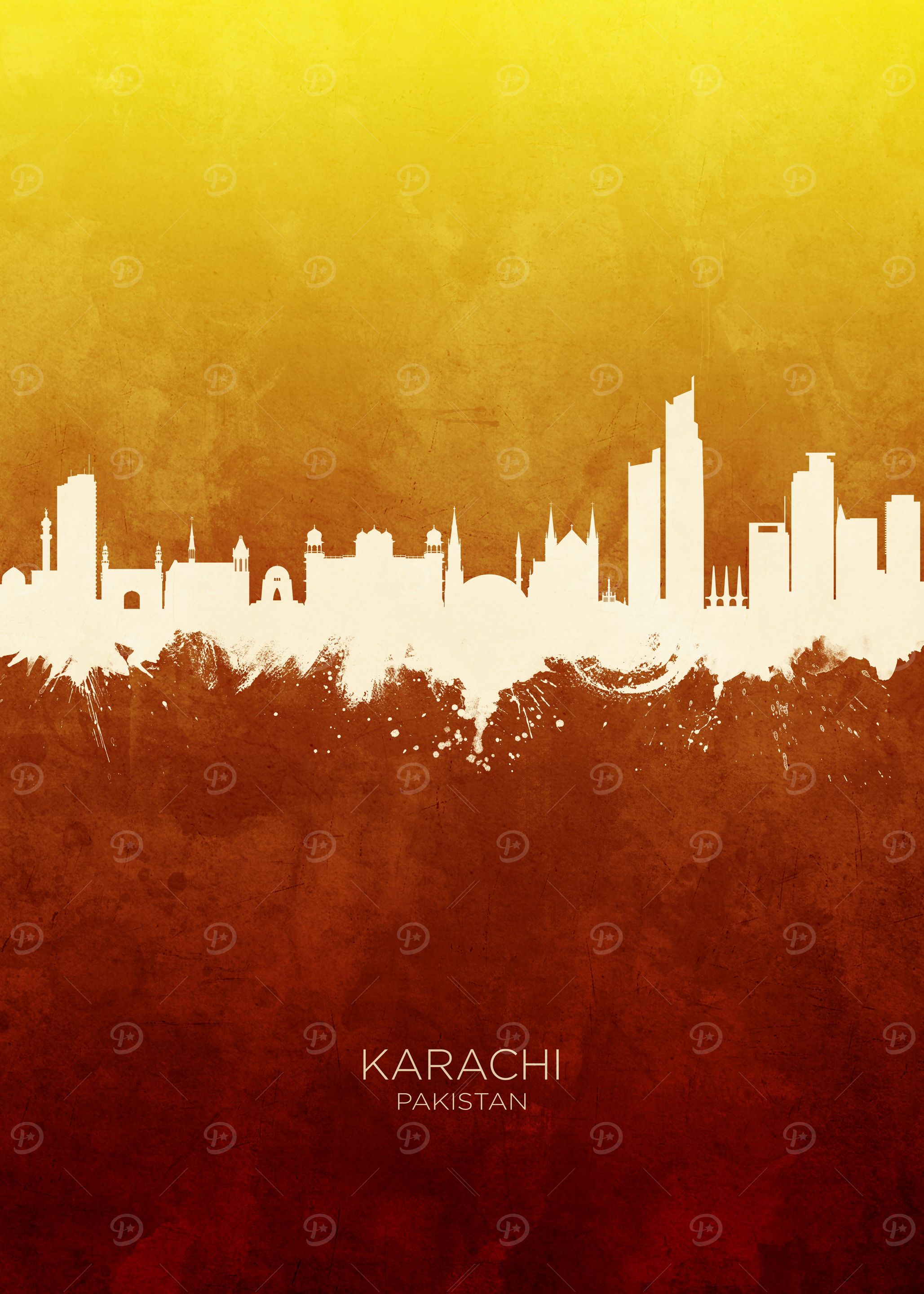 Karachi Pakistan Skyline