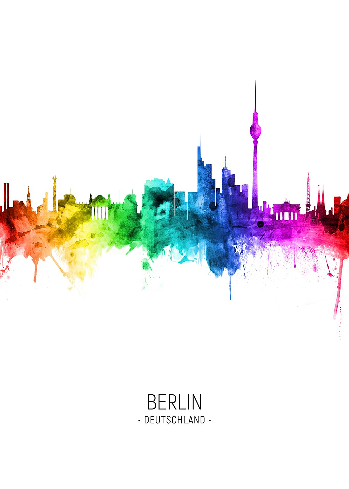 Berlin Germany Skyline