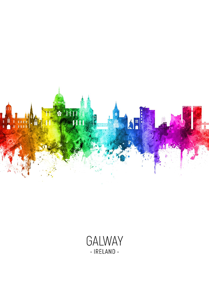 Galway Ireland Skyline