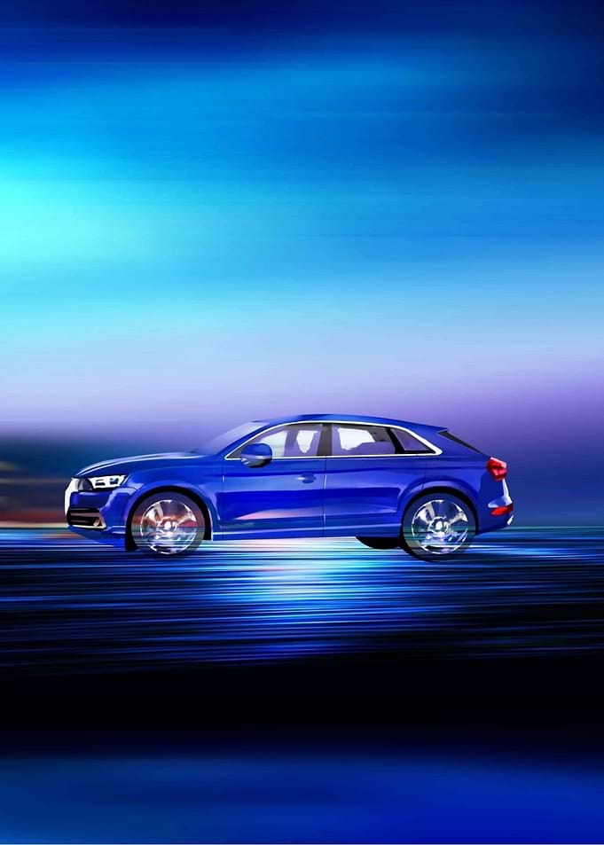 Blue Car Model