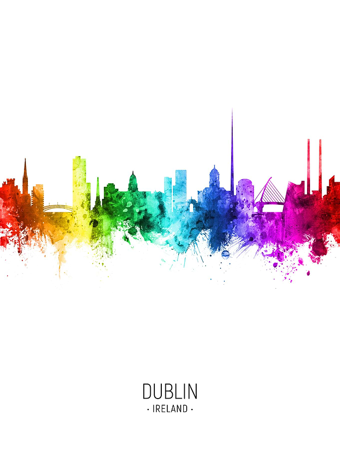 Dublin Ireland Skyline