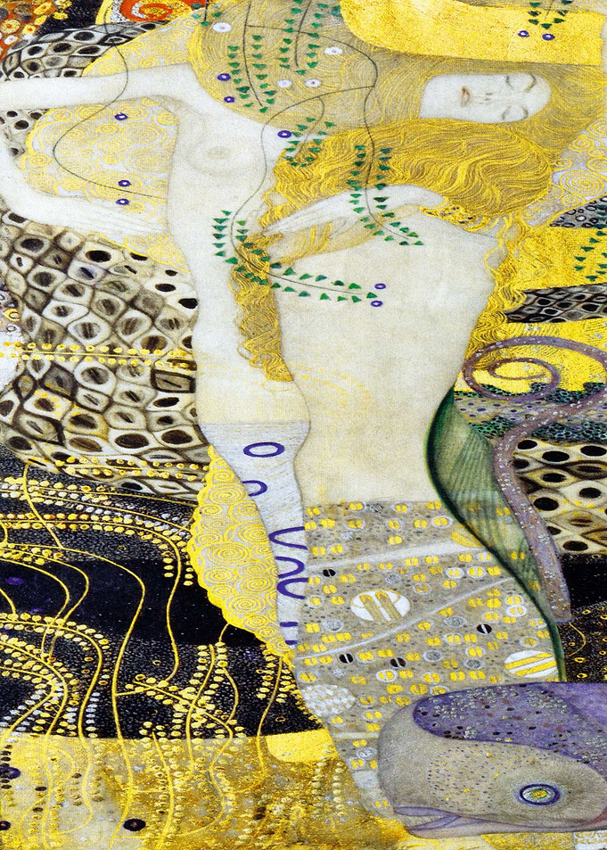 Gustav Klimt Water Serpent
