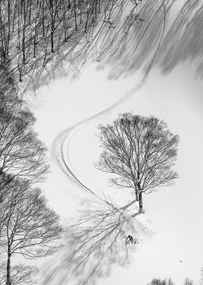 Sapporo Skiing Shadows