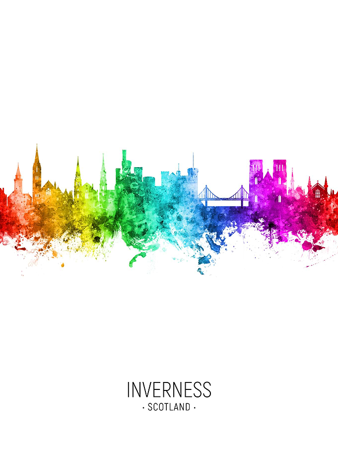 Inverness Scotland Skyline