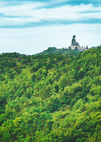 Buddha on Mountain
