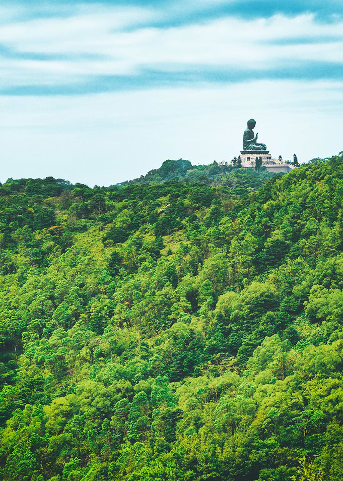 Buddha on Mountain