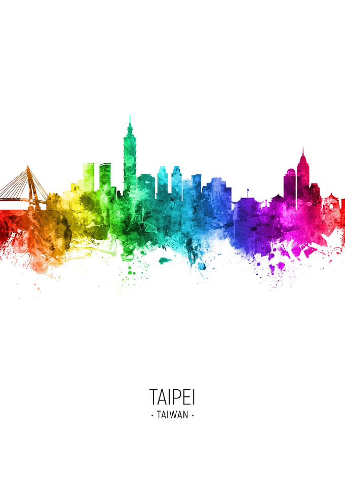 Taipei Taiwan Skyline