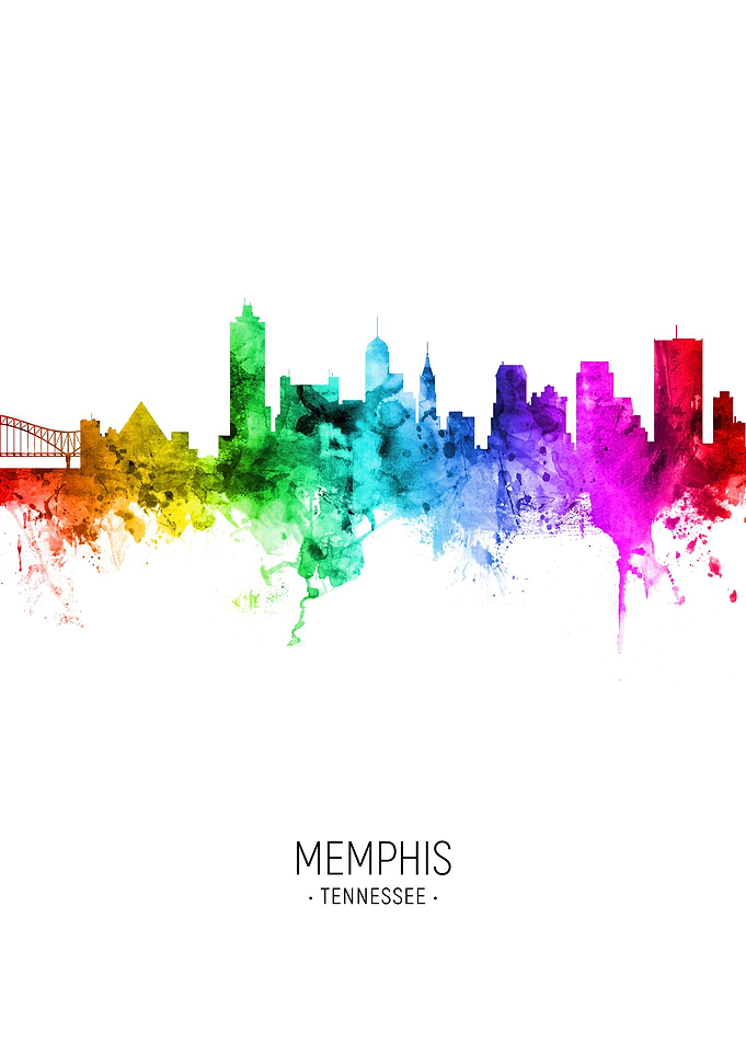 Memphis Tennessee Skyline