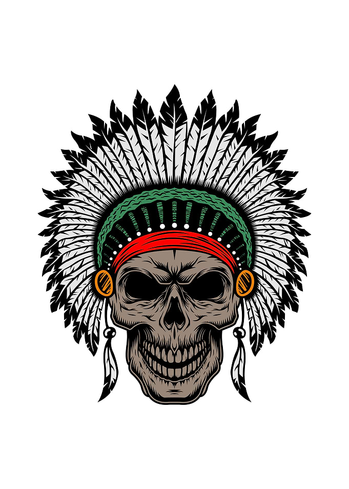 Apache skull
