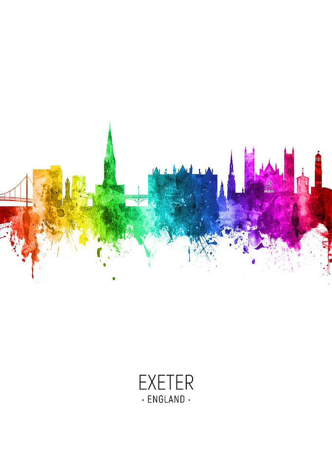 Exeter England Skyline