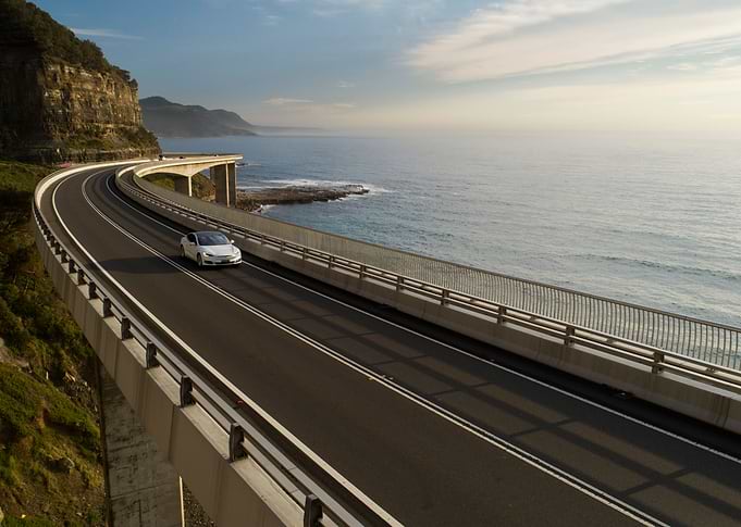 Seacliff Bridge Tesla