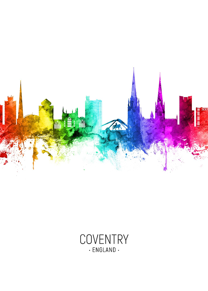 Coventry England Skyline