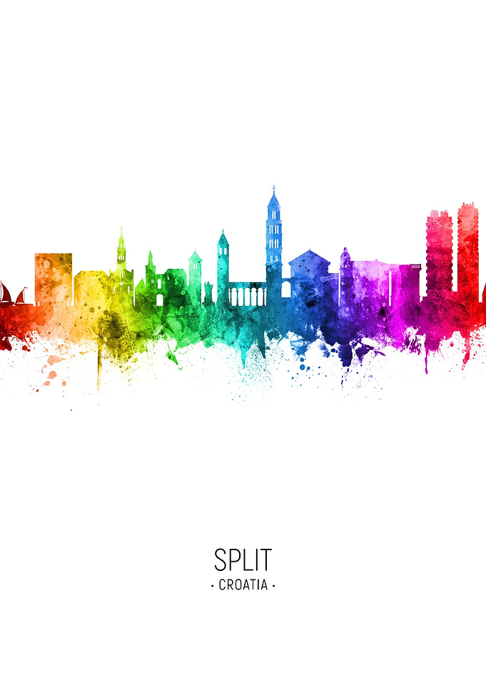 Split Croatia Skyline