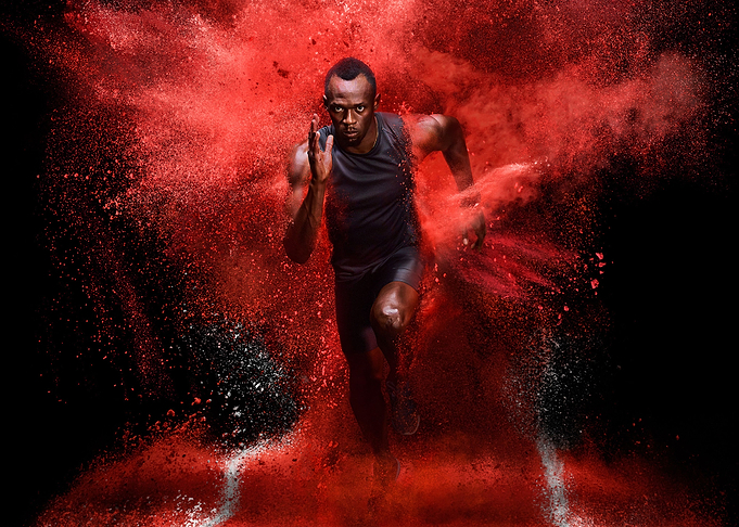 Usain Bolt Jamaica Sprint