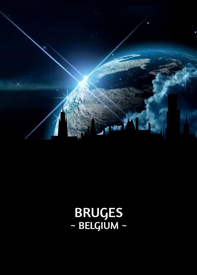 Bruges Belgium Skyline