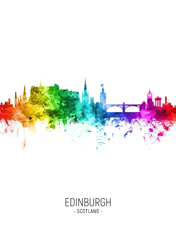 Edinburgh Scotland Skyline