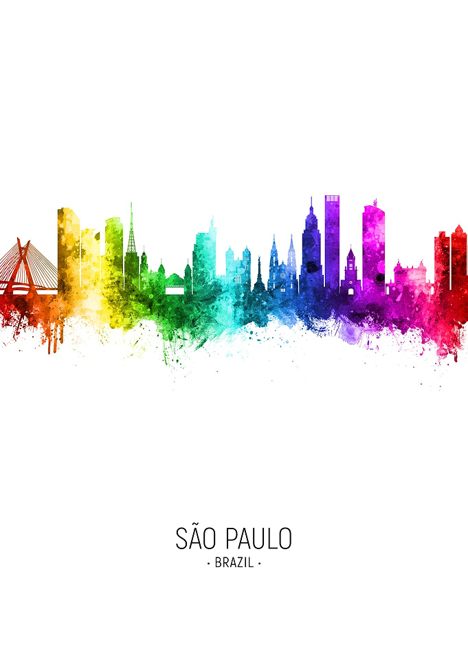 Sao Paulo Brazil Skyline
