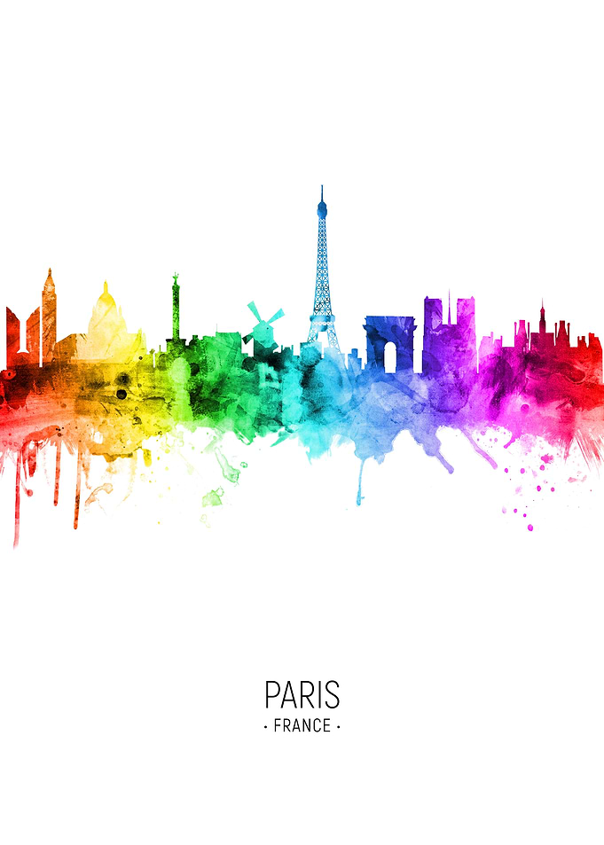 Paris France Skyline