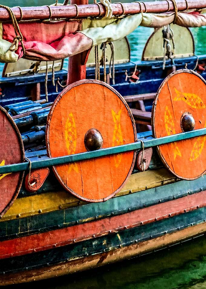 Viking Sailboat Shields