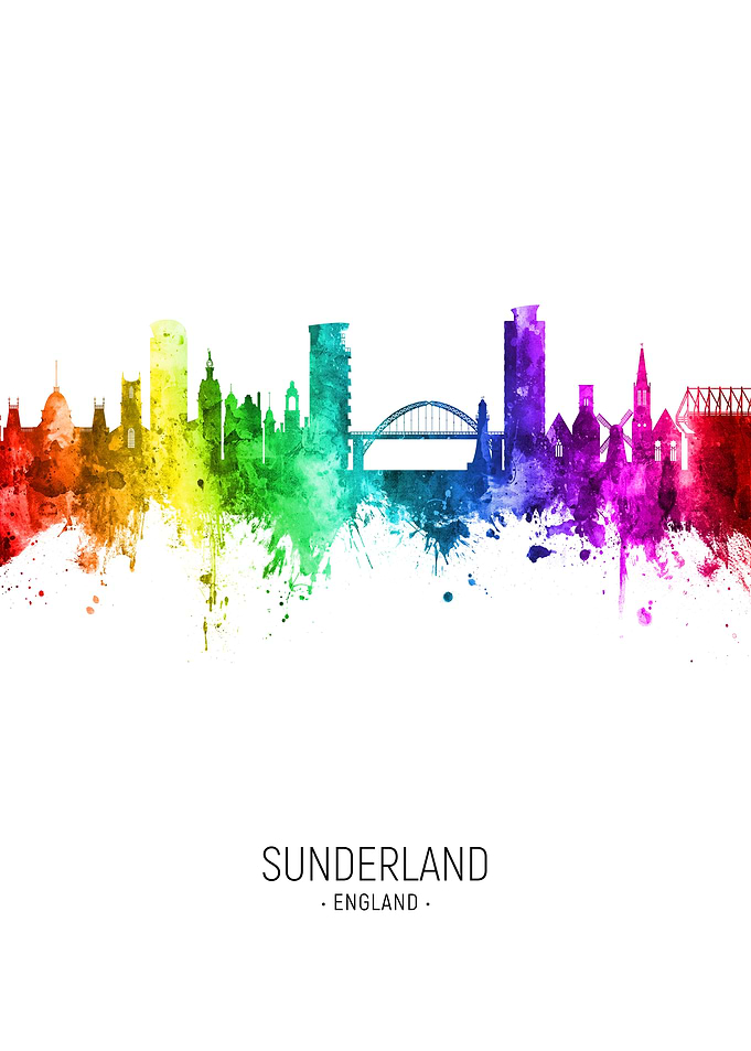 Sunderland England Skyline