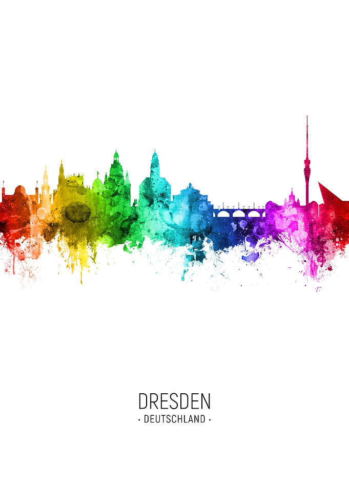 Dresden Germany Skyline