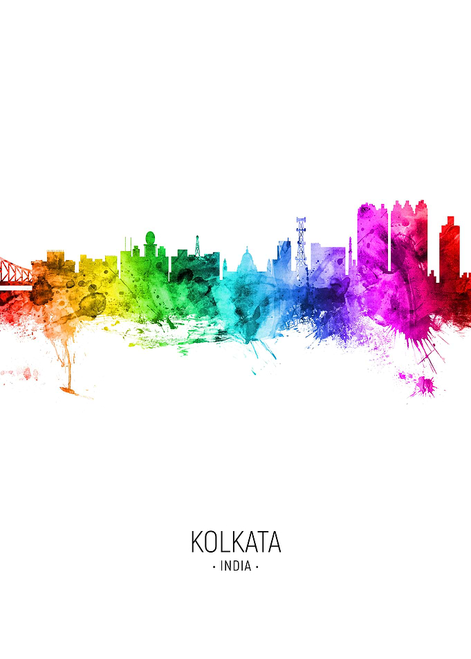 Kolkata India Skyline