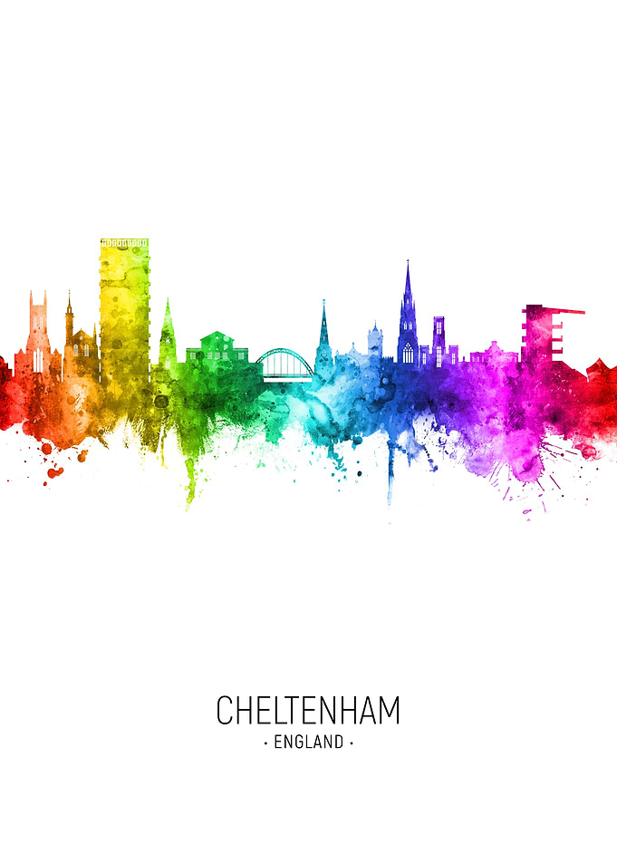 Cheltenham England Skyline
