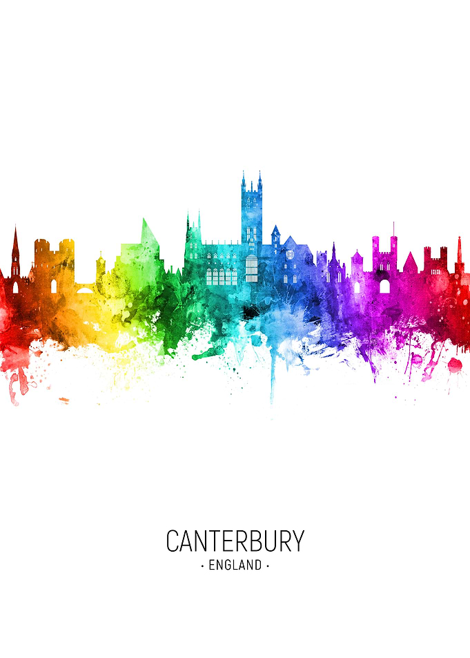 Canterbury England Skyline