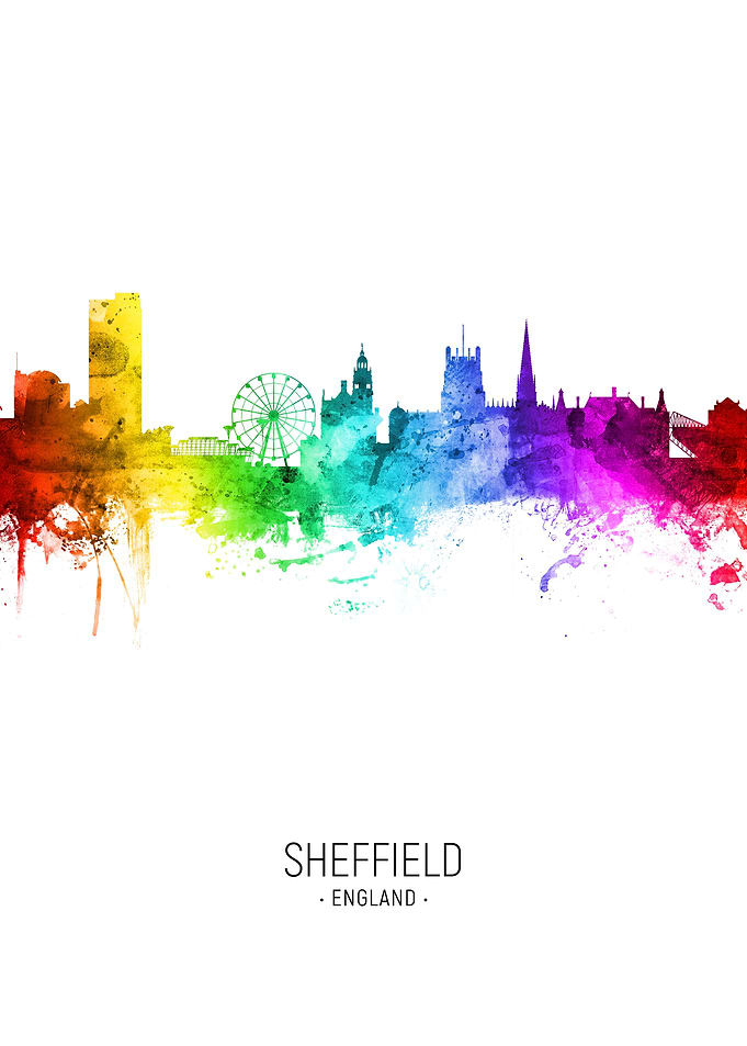 Sheffield England Skyline