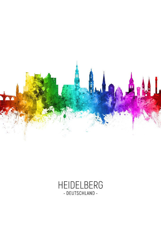 Heidelberg Germany Skyline