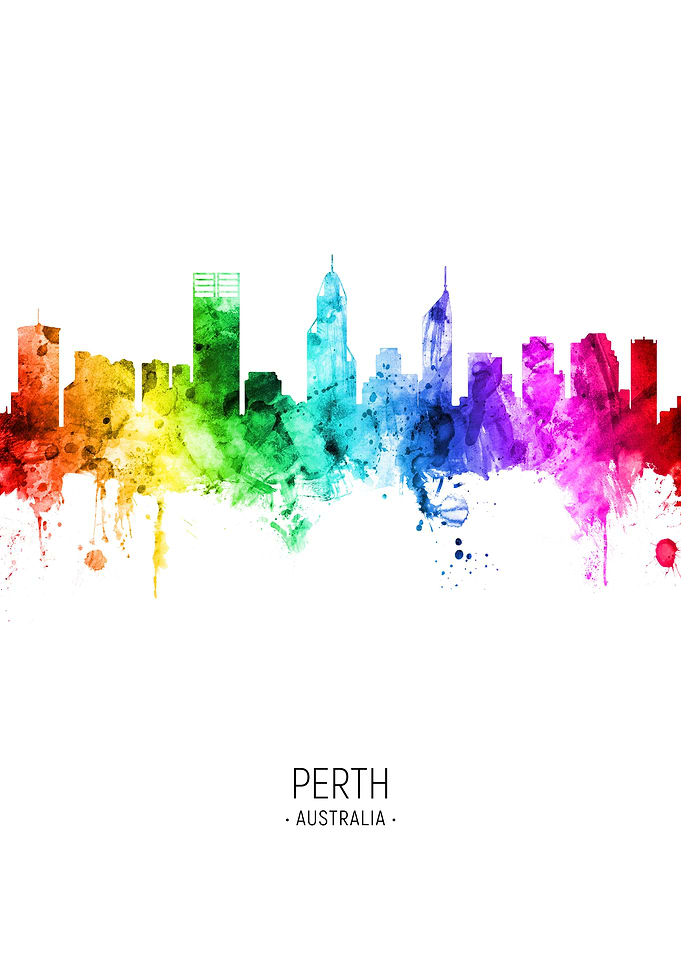 Perth Australia Skyline