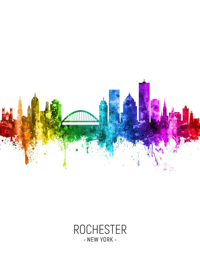 Rochester New York Skyline