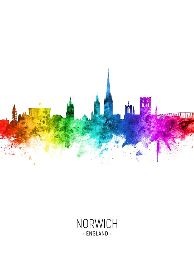 Norwich England Skyline