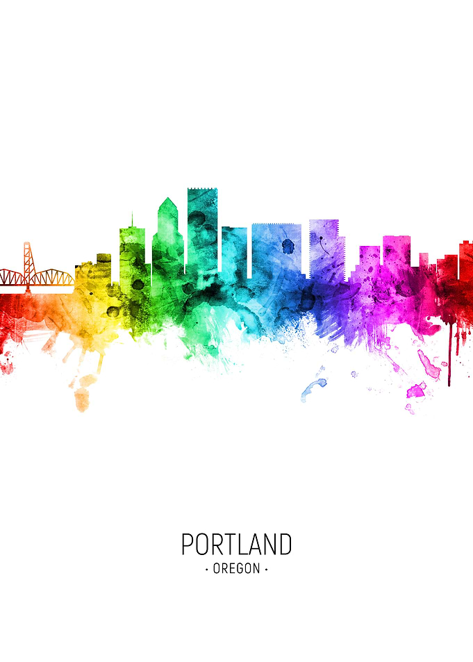 Portland Oregon Skyline