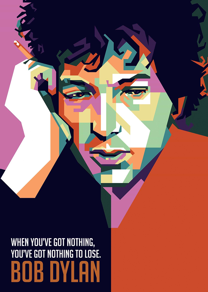 bob dylan with quote