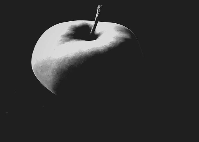 Apple Black and White