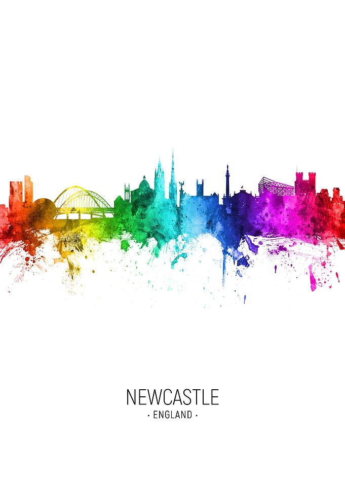 Newcastle England Skyline