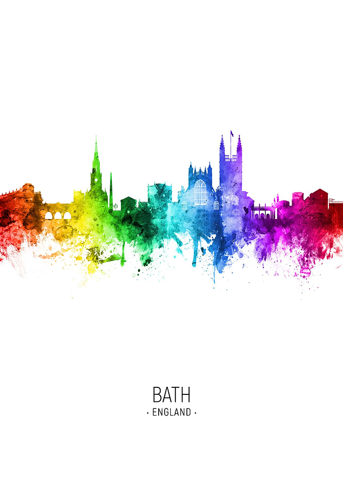 Bath England Skyline