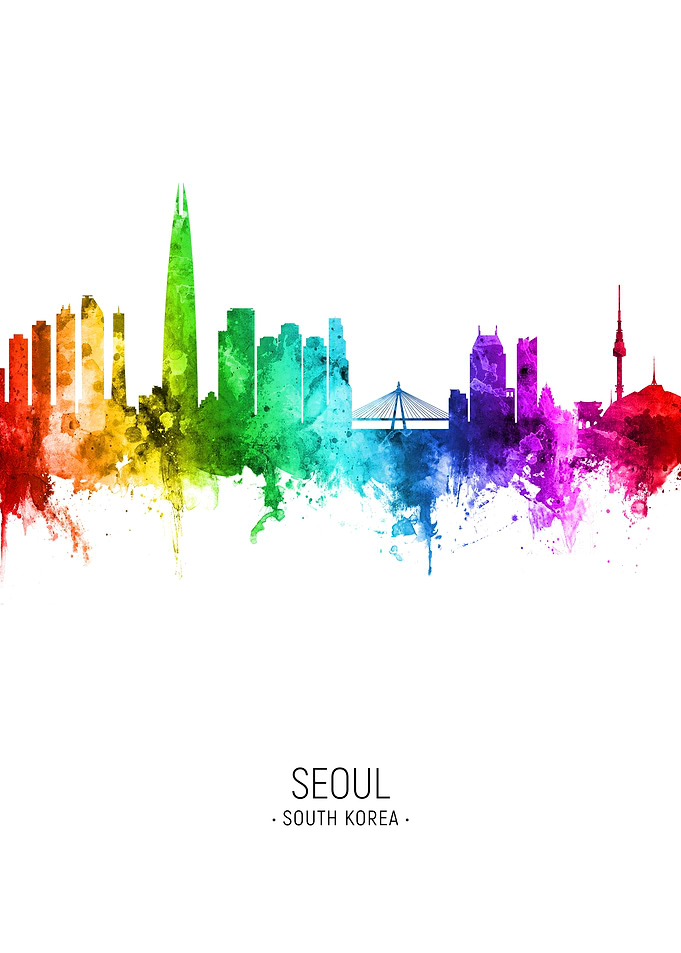 Seoul South Korea Skyline