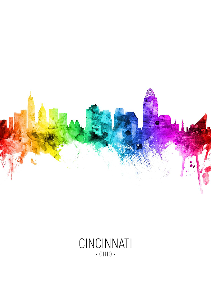 Cincinnati Ohio Skyline
