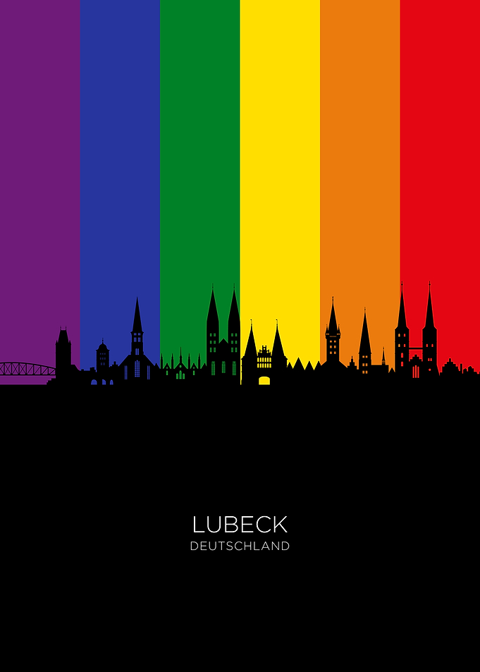 Lubeck Deutschland Skyline