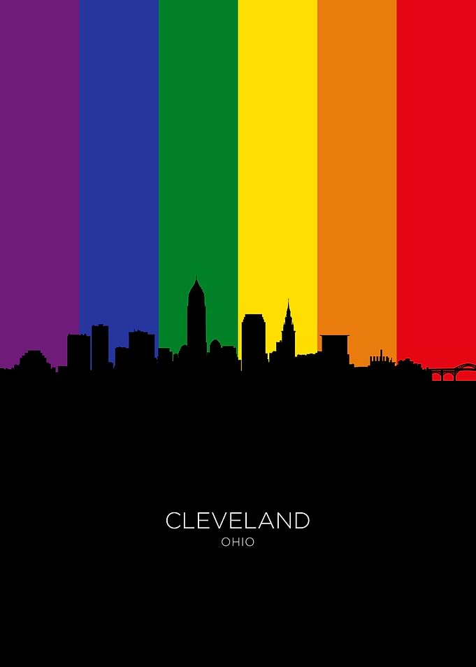 Cleveland Ohio Skyline