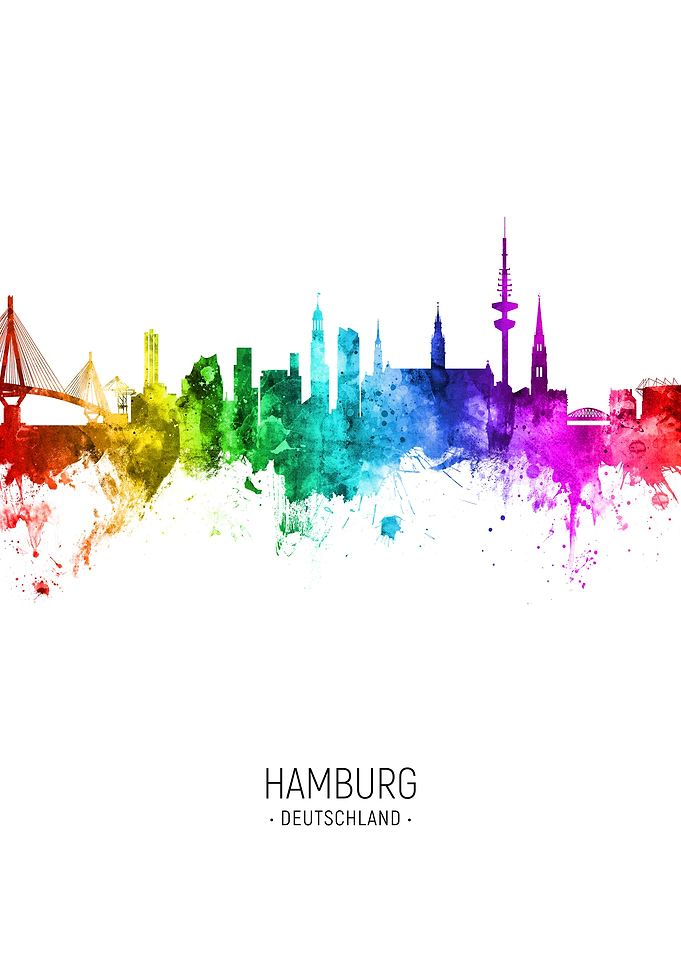 Hamburg Germany Skyline